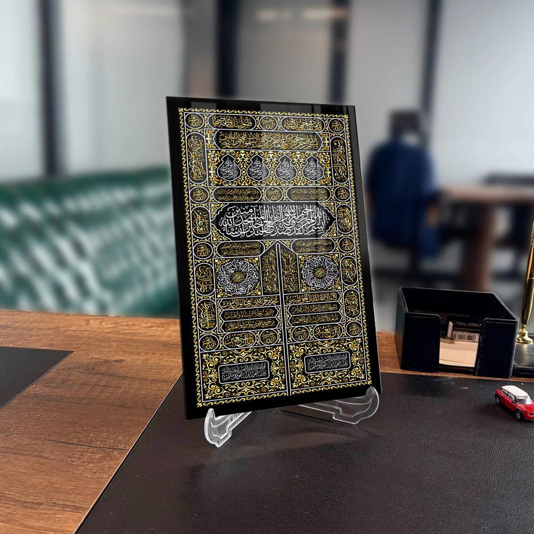 Kaaba Door Glass Painting