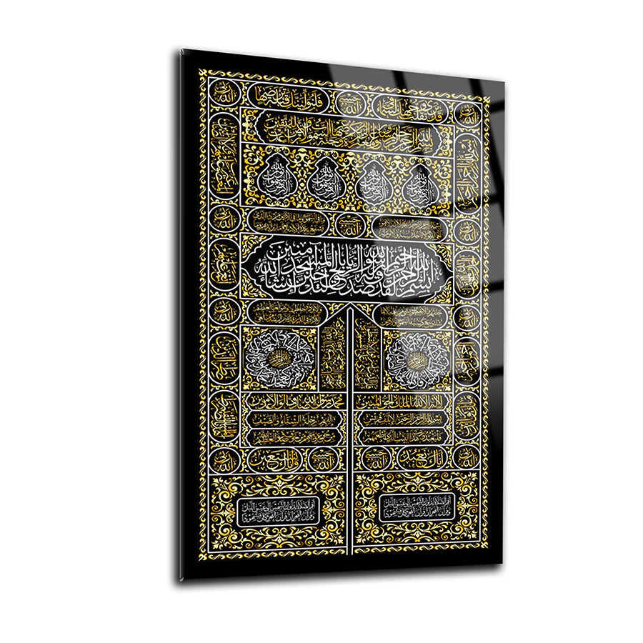 Kaaba Door Glass Painting